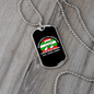 Musician Necklace Christmas Music Necklace Stainless Steel or 18k Gold Dog Tag 24" Chain-Express Your Love Gifts