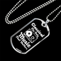 Musician Necklace Classical Music Matter Necklace Stainless Steel or 18k Gold Dog Tag 24" Chain-Express Your Love Gifts