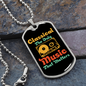 Musician Necklace Classical Music Necklace Stainless Steel or 18k Gold Dog Tag 24" Chain-Express Your Love Gifts