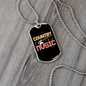Musician Necklace Country Music Necklace Stainless Steel or 18k Gold Dog Tag 24" Chain-Express Your Love Gifts
