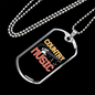 Musician Necklace Country Music Necklace Stainless Steel or 18k Gold Dog Tag 24" Chain-Express Your Love Gifts