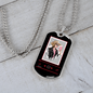 Musician Necklace Cowgirl Necklace Stainless Steel or 18k Gold Dog Tag 24" Chain-Express Your Love Gifts