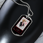 Musician Necklace Cowgirl Necklace Stainless Steel or 18k Gold Dog Tag 24" Chain-Express Your Love Gifts