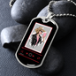 Musician Necklace Cowgirl Necklace Stainless Steel or 18k Gold Dog Tag 24" Chain-Express Your Love Gifts
