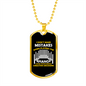 Musician Necklace Creative Decisions Piano Necklace Stainless Steel or 18k Gold Dog Tag 24" Chain-Express Your Love Gifts