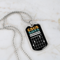 Musician Necklace Csus Saves Necklace Stainless Steel or 18k Gold Dog Tag 24" Chain-Express Your Love Gifts