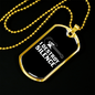 Musician Necklace Destroy Silence Necklace Stainless Steel or 18k Gold Dog Tag 24" Chain-Express Your Love Gifts