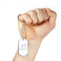 Musician Necklace Destroy Silence White Necklace Stainless Steel or 18k Gold Dog Tag 24" Chain-Express Your Love Gifts