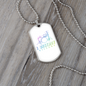 Musician Necklace Destroy Silence White Necklace Stainless Steel or 18k Gold Dog Tag 24" Chain-Express Your Love Gifts