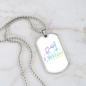 Musician Necklace Destroy Silence White Necklace Stainless Steel or 18k Gold Dog Tag 24" Chain-Express Your Love Gifts