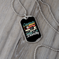 Musician Necklace Diversity Necklace Stainless Steel or 18k Gold Dog Tag 24" Chain-Express Your Love Gifts