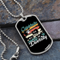 Musician Necklace Diversity Necklace Stainless Steel or 18k Gold Dog Tag 24" Chain-Express Your Love Gifts