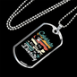 Musician Necklace Diversity Necklace Stainless Steel or 18k Gold Dog Tag 24" Chain-Express Your Love Gifts