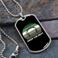 Musician Necklace Drop the Beat Necklace Stainless Steel or 18k Gold Dog Tag 24" Chain-Express Your Love Gifts