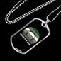 Musician Necklace Drop the Beat Necklace Stainless Steel or 18k Gold Dog Tag 24" Chain-Express Your Love Gifts