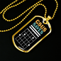 Musician Necklace Gsus Saves Necklace Stainless Steel or 18k Gold Dog Tag 24" Chain-Express Your Love Gifts