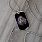 Musician Necklace Guitar Duck Necklace Stainless Steel or 18k Gold Dog Tag 24" Chain-Express Your Love Gifts