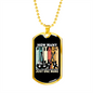 Musician Necklace How Many Guitars Necklace Stainless Steel or 18k Gold Dog Tag 24" Chain-Express Your Love Gifts