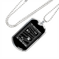 Musician Necklace I Need These Guitars Necklace Stainless Steel or 18k Gold Dog Tag 24" Chain-Express Your Love Gifts