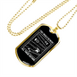 Musician Necklace I Need These Guitars Necklace Stainless Steel or 18k Gold Dog Tag 24" Chain-Express Your Love Gifts