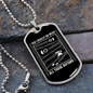 Musician Necklace I Need These Guitars Necklace Stainless Steel or 18k Gold Dog Tag 24" Chain-Express Your Love Gifts
