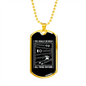 Musician Necklace I Need These Guitars Necklace Stainless Steel or 18k Gold Dog Tag 24" Chain-Express Your Love Gifts