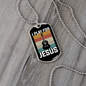 Musician Necklace I Play For Jesus Necklace Stainless Steel or 18k Gold Dog Tag 24" Chain-Express Your Love Gifts