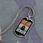 Musician Necklace I Play For Jesus Necklace Stainless Steel or 18k Gold Dog Tag 24" Chain-Express Your Love Gifts