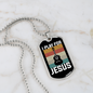 Musician Necklace I Play For Jesus Necklace Stainless Steel or 18k Gold Dog Tag 24" Chain-Express Your Love Gifts