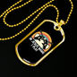 Musician Necklace In Jesus Name I Play Necklace Stainless Steel or 18k Gold Dog Tag 24" Chain-Express Your Love Gifts