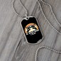 Musician Necklace In Jesus Name I Play Necklace Stainless Steel or 18k Gold Dog Tag 24" Chain-Express Your Love Gifts