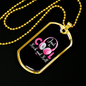 Musician Necklace Just Cool Rock and Roll Necklace Stainless Steel or 18k Gold Dog Tag 24" Chain-Express Your Love Gifts