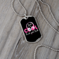 Musician Necklace Just Cool Rock and Roll Necklace Stainless Steel or 18k Gold Dog Tag 24" Chain-Express Your Love Gifts