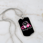 Musician Necklace Just Cool Rock and Roll Necklace Stainless Steel or 18k Gold Dog Tag 24" Chain-Express Your Love Gifts