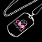 Musician Necklace Just Cool Rock and Roll Necklace Stainless Steel or 18k Gold Dog Tag 24" Chain-Express Your Love Gifts
