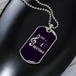 Musician Necklace Just Resting Necklace Stainless Steel or 18k Gold Dog Tag 24" Chain-Express Your Love Gifts