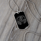 Musician Necklace Life is Better With Music Necklace Stainless Steel or 18k Gold Dog Tag 24" Chain-Express Your Love Gifts