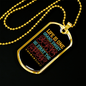 Musician Necklace Life is Song Music Necklace Stainless Steel or 18k Gold Dog Tag 24" Chain-Express Your Love Gifts