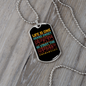 Musician Necklace Life is Song Music Necklace Stainless Steel or 18k Gold Dog Tag 24" Chain-Express Your Love Gifts