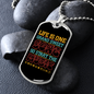 Musician Necklace Life is Song Music Necklace Stainless Steel or 18k Gold Dog Tag 24" Chain-Express Your Love Gifts