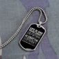 Musician Necklace Life is Sweet Song Music Necklace Stainless Steel or 18k Gold Dog Tag 24" Chain-Express Your Love Gifts