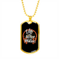 Musician Necklace Life Sounds Better Necklace Stainless Steel or 18k Gold Dog Tag 24" Chain-Express Your Love Gifts