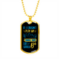 Musician Necklace Life Would Bb Necklace Stainless Steel or 18k Gold Dog Tag 24" Chain-Express Your Love Gifts