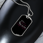 Musician Necklace Live Singing Necklace Stainless Steel or 18k Gold Dog Tag 24" Chain-Express Your Love Gifts
