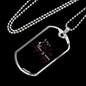 Musician Necklace Live Singing Necklace Stainless Steel or 18k Gold Dog Tag 24" Chain-Express Your Love Gifts