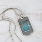 Musician Necklace Lose Your Mind Pianist Necklace Stainless Steel or 18k Gold Dog Tag 24" Chain-Express Your Love Gifts