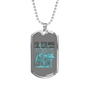 Musician Necklace Lose Your Mind Pianist Necklace Stainless Steel or 18k Gold Dog Tag 24" Chain-Express Your Love Gifts