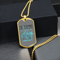 Musician Necklace Lose Your Mind Pianist Necklace Stainless Steel or 18k Gold Dog Tag 24" Chain-Express Your Love Gifts