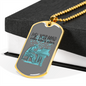 Musician Necklace Lose Your Mind Pianist Necklace Stainless Steel or 18k Gold Dog Tag 24" Chain-Express Your Love Gifts