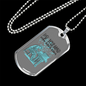Musician Necklace Lose Your Mind Pianist Necklace Stainless Steel or 18k Gold Dog Tag 24" Chain-Express Your Love Gifts